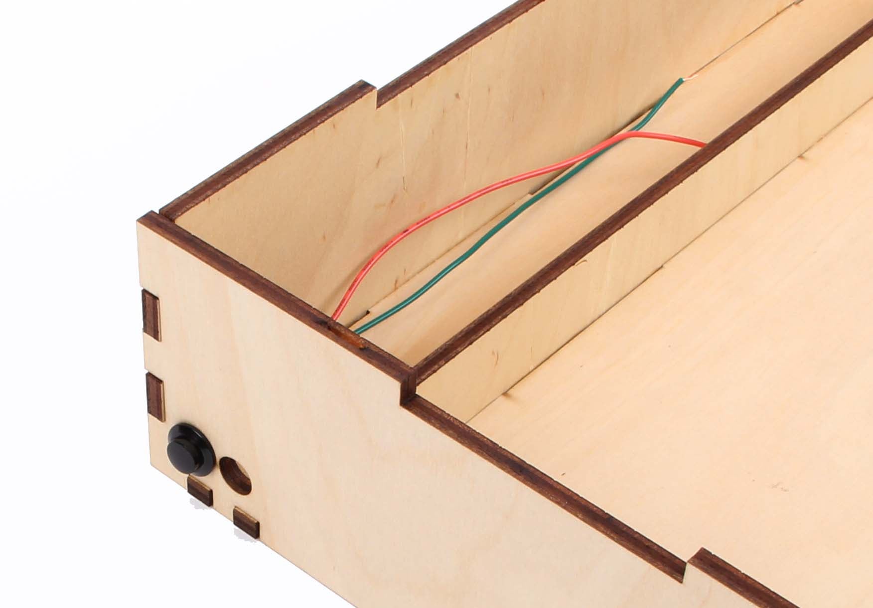 U-Assemble Laser Cut 1/8" Birch Plywood 90 Deg 1/2 Micro Servo Box/Tray U-Assemble Laser Cut 1/8" Birch Plywood 90 Deg 1/2 Micro Servo Box/Tray